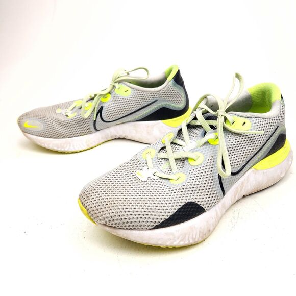 Size 10.5 W Nike Renew Run Grey Fog Volt Running Shoes Sneakers main image 9